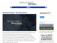 Tablet Screenshot of employmentmetrix.com